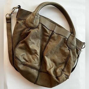 Heather grey LK Berlin Leather Bag